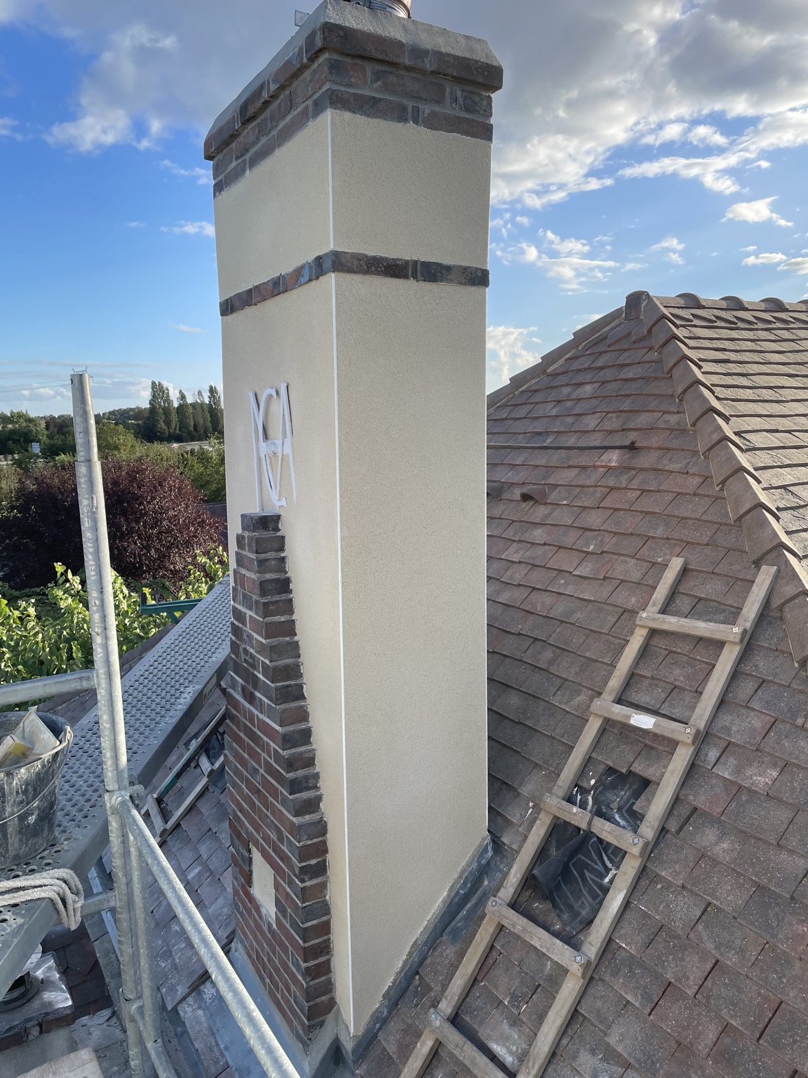 Rénovation d’une souche de cheminée